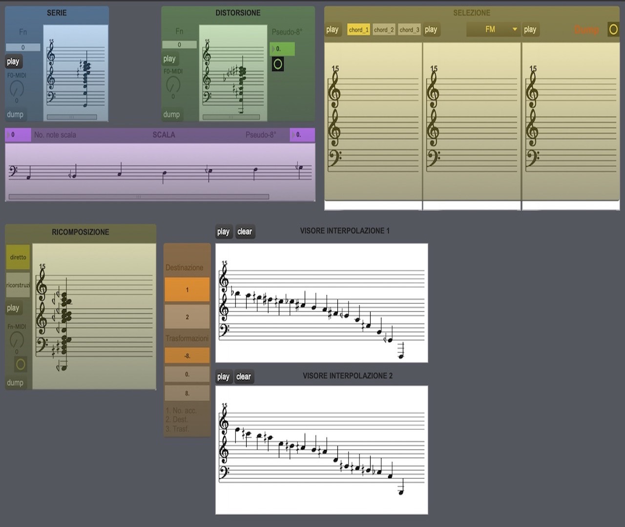 Fragile Territories - Distortion morphing patch