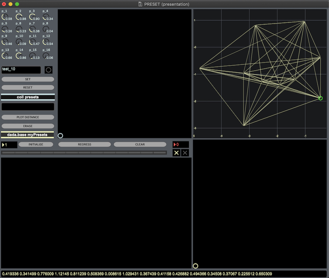 Wunderkammer control interface